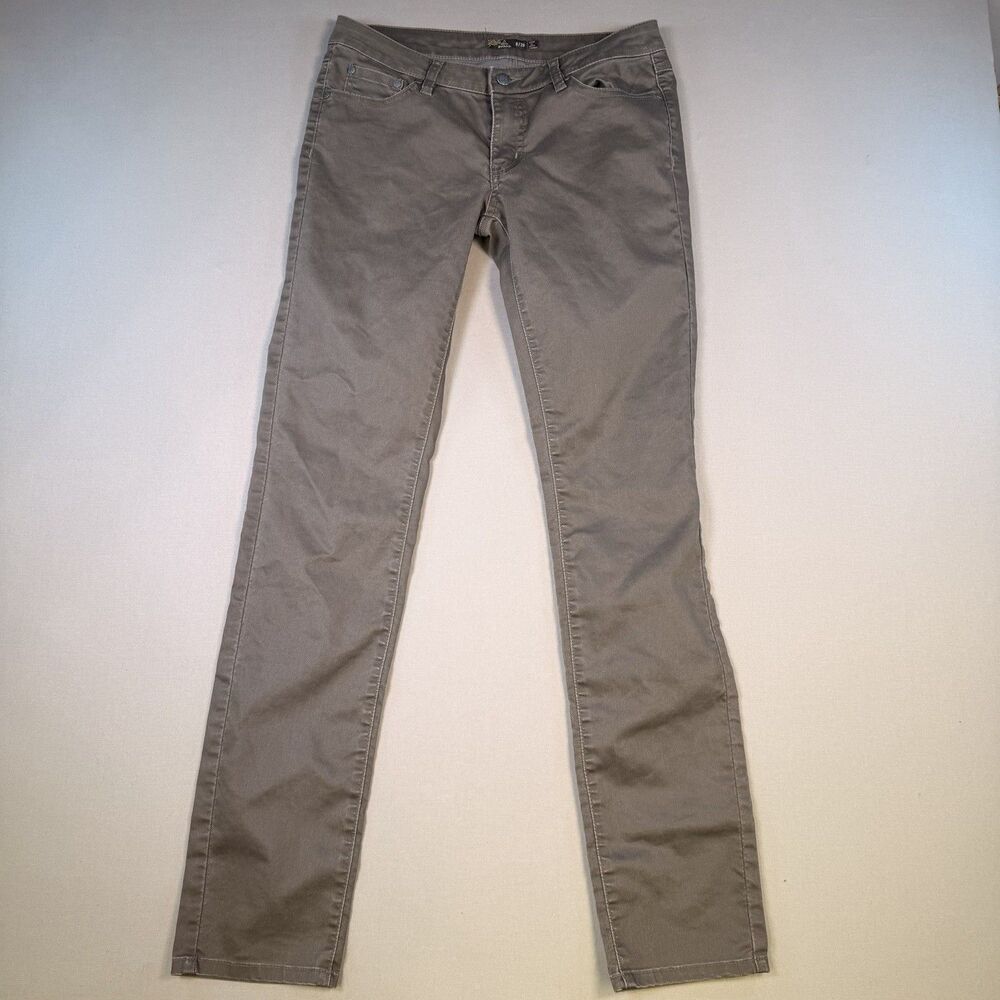 PrAna Size 8/29 Womens Brown Organic Cotton Blend Straight Outdoor Pants EUC